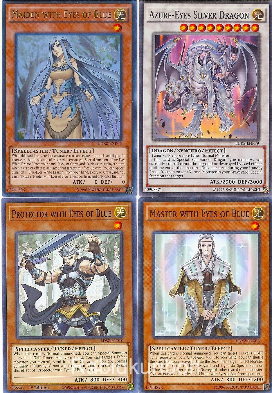 Yugioh Blue-Eyes Support Set - Maiden with Eyes of Blue