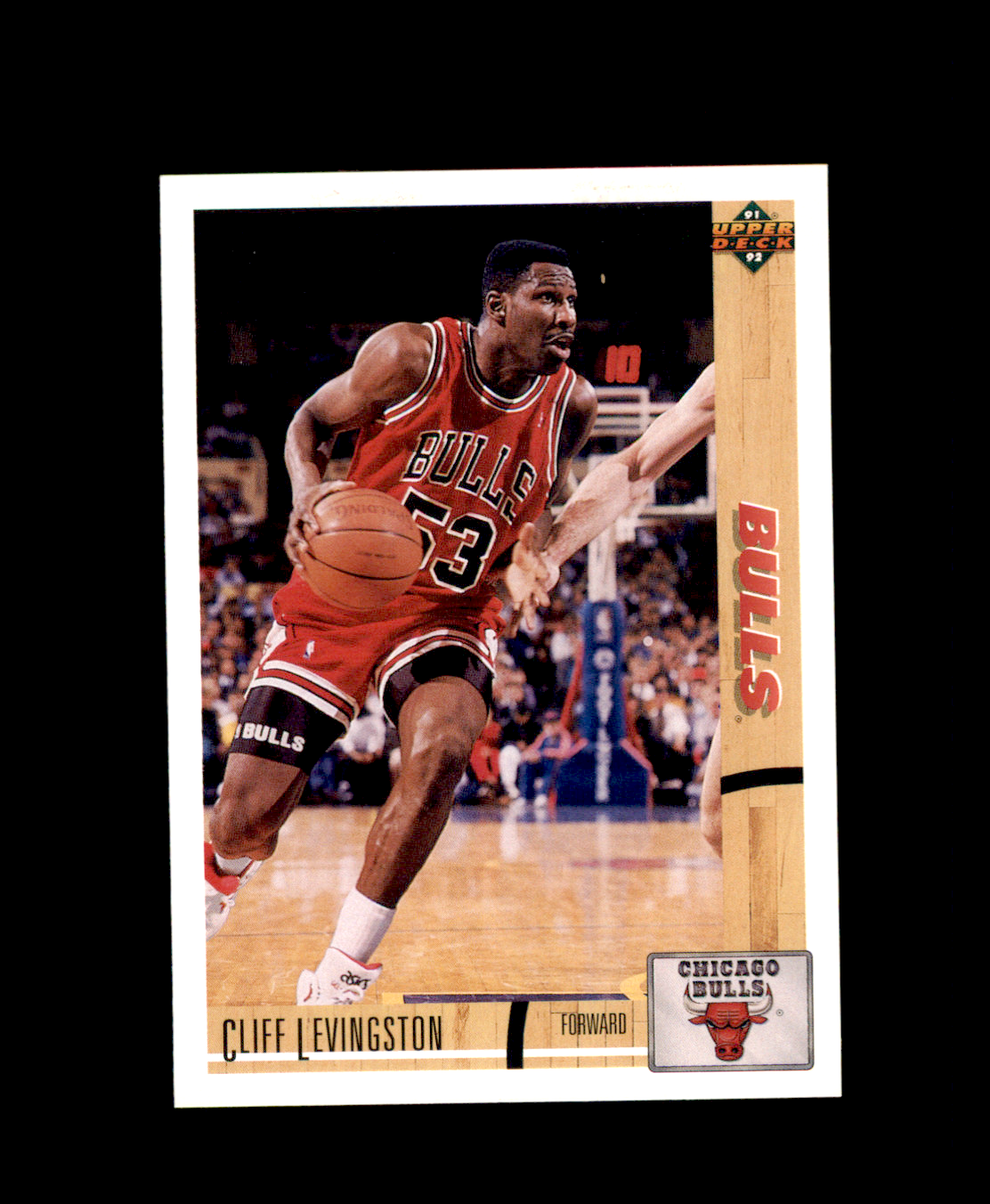 1991-92 Upper Deck #187 Cliff Levingston Chicago Bulls Wichita