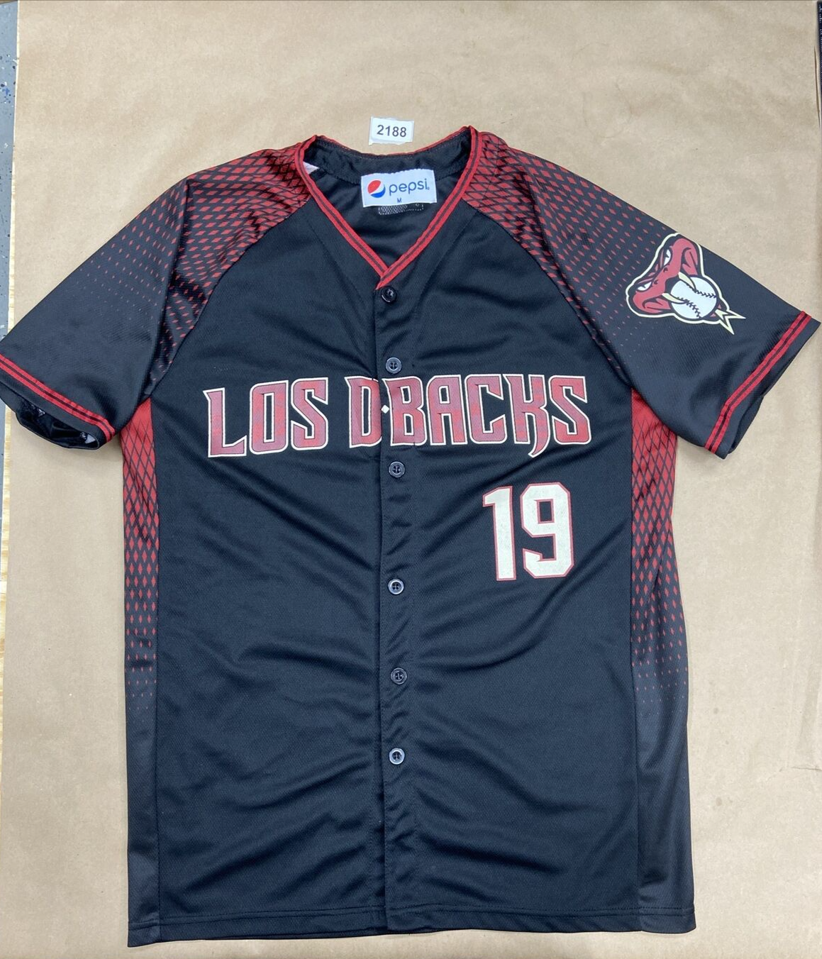 Los Dbacks City Connect Diamondbacks Jersey No 19 Black Youth Medium eBay