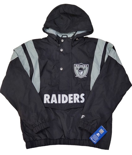 ウォームアップウェア STARTER black label oakland RAIDERS NFL STARTER Black Label Raiders Black Satin Jacket Small | eBay
