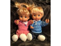 too cute twins interactive talking dolls