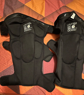 Fox Racing Launch Pro Knee Shin Guards Size L  Mountain Biking Cycling MTB.