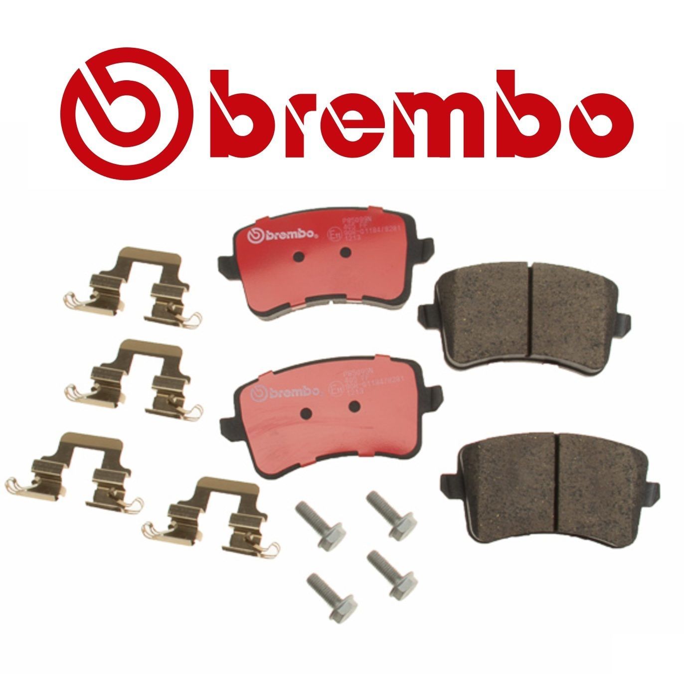 BREMBO Rear Disc Brake Pad Set Ceramic for Audi A4 A5 Quattro Q5