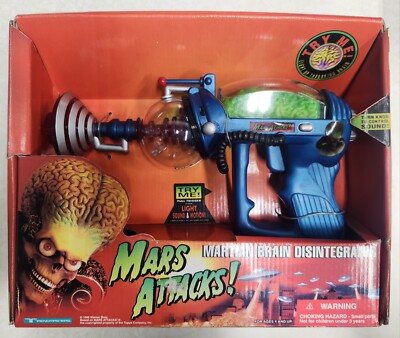 Vintage 1996 Trendmasters Mars Attacks! Martian Brain Disintegrator Gun 