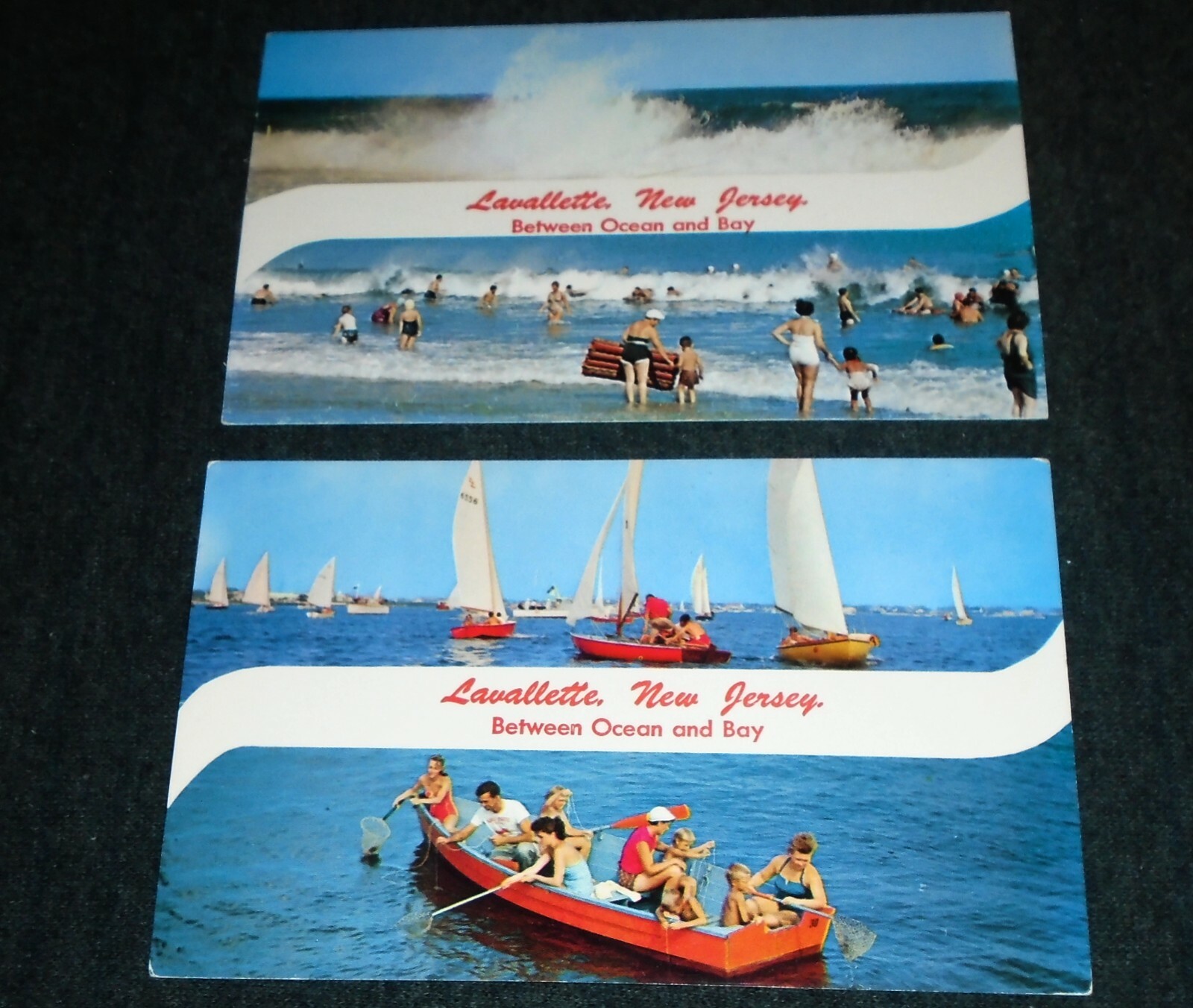 LOT OF Lavallette New Jersey 1960's Vintage Mid Century PostcardsのeBay