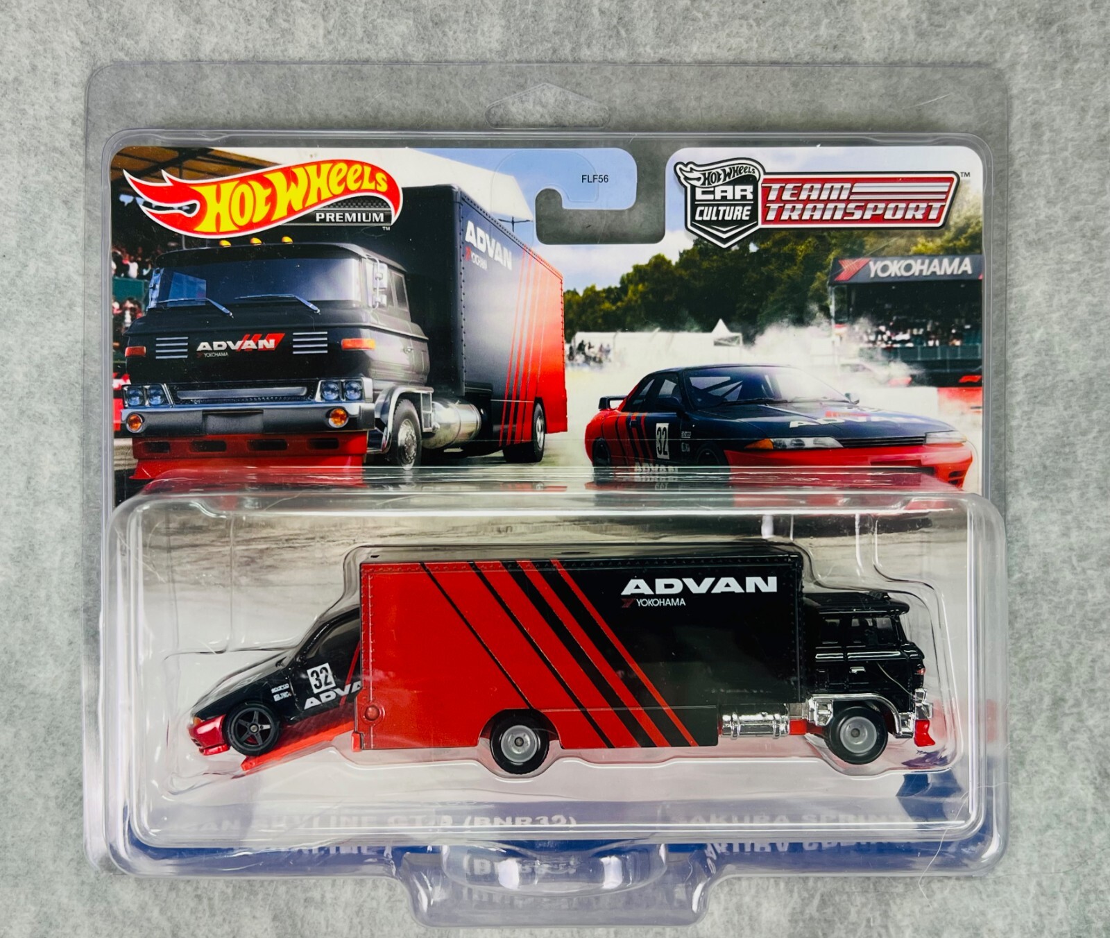 🏁Hot Wheels Team Transport Nissan Skyline GT-R GTR R32