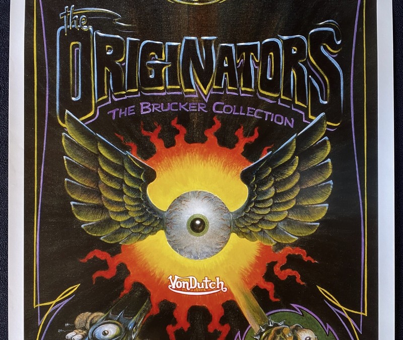 WINNER              販促非売品ポスター 2006 Originators Brucker Collection Auction Poster Von Dutch