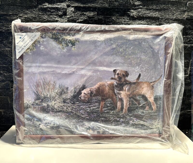 Border Fine Arts Muddy Waters The Border Terrier 2010 Collection Lap Tray