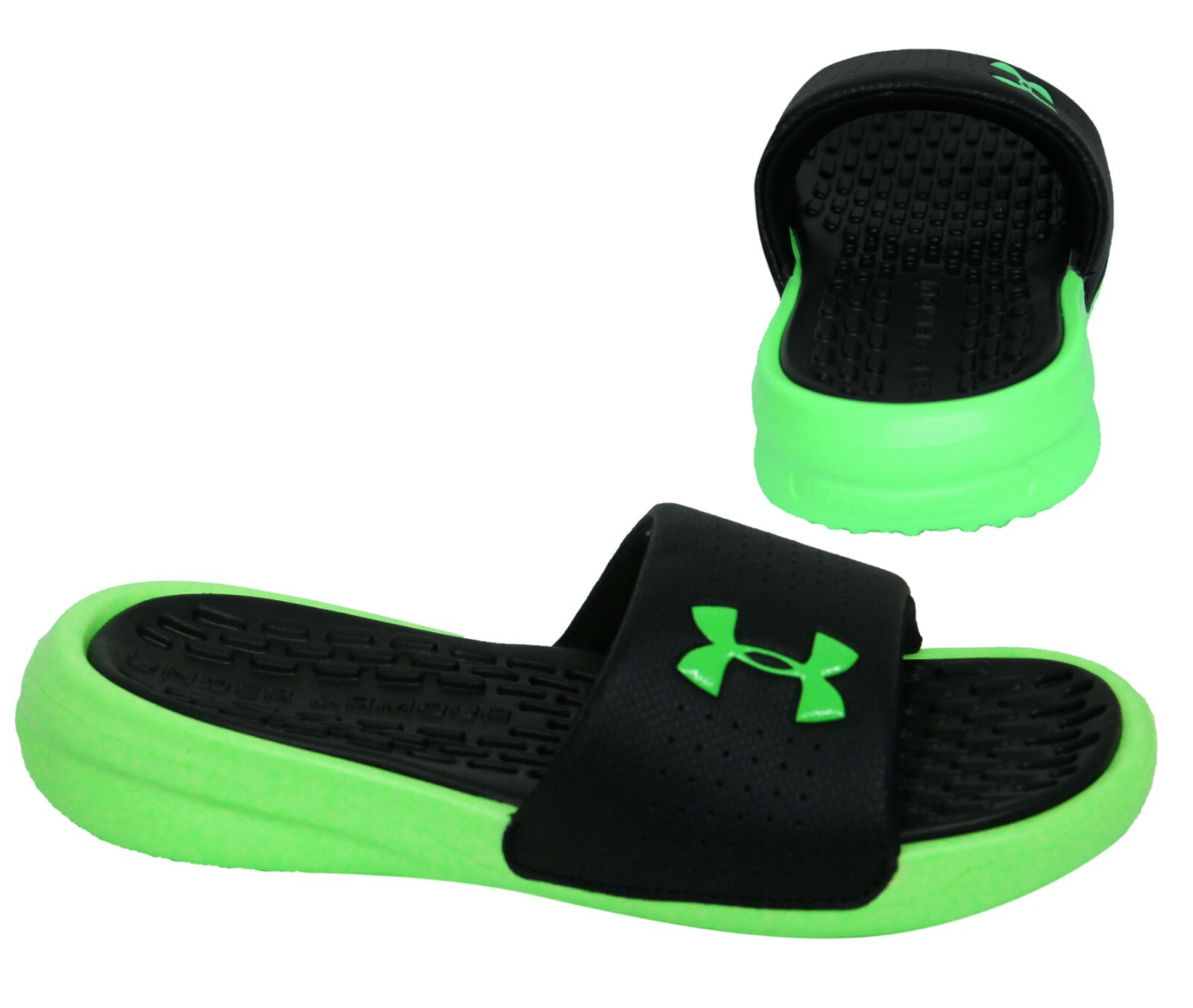 under armour kids playmaker slides