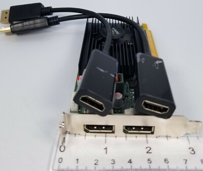 NVS 310 PCIe x16 Dual DisplayPort to HDMI Windows 10 Video Card Nvidia New