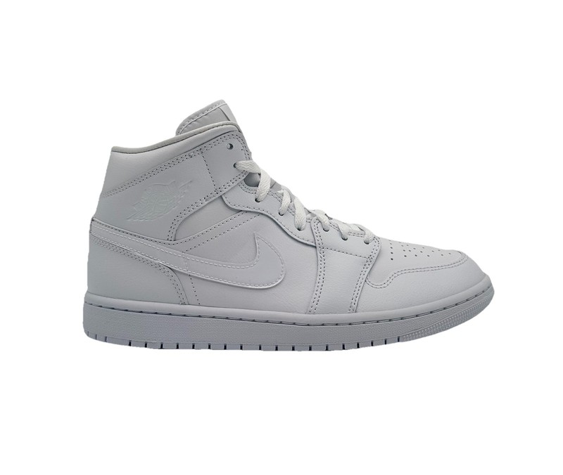 Air Jordan 1 Mid Triple White Eu41 42 42,5 Dv0991-111 Sneaker