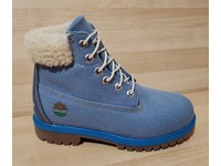 blue denim timberland boots