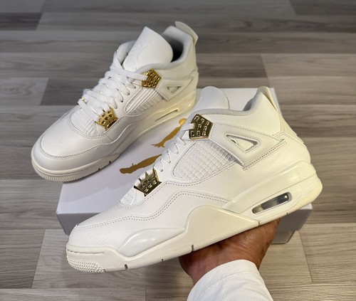 Air Jordan 4 ホワイト/ゴールド 箱付き Women's Air Jordan 4 'White & Gold' (AQ9129-170) Release