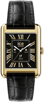 Ice Watch - ICE smart TKS 2.0 goldfarben Leder schwarz Kroko - 025285