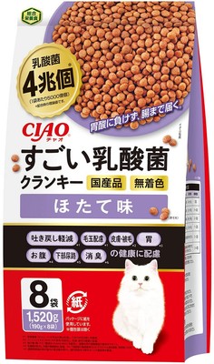 Chao CIAO Amazing Lactic Acid Bacteria Crunchy Scallop Flavor 190g x 8 bags 275