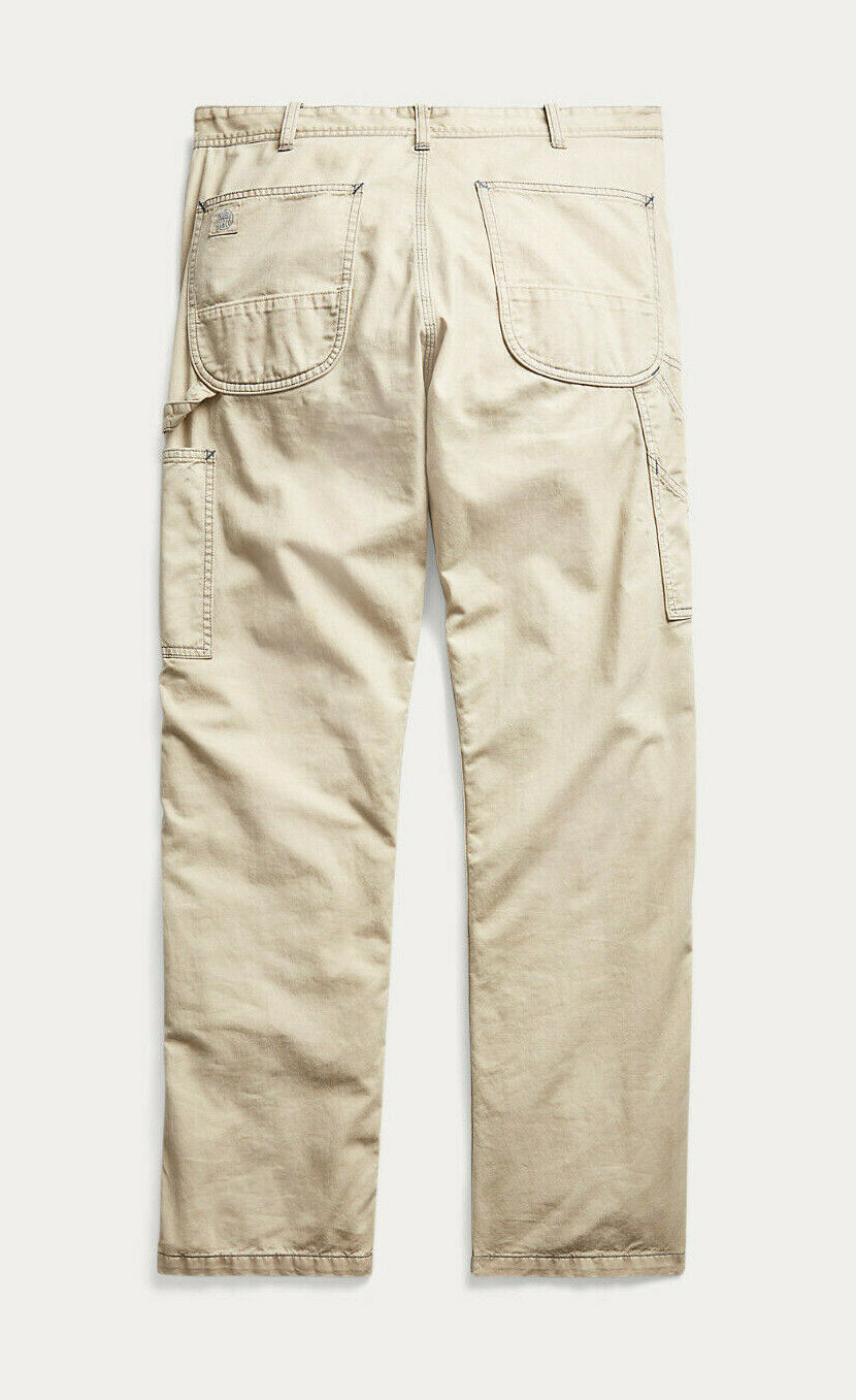 Ralph Lauren RRL Distressed Stained Japanese Twill Carpenter Ralph Lauren RRL Distressed Stained Japanese Twill Carpenter