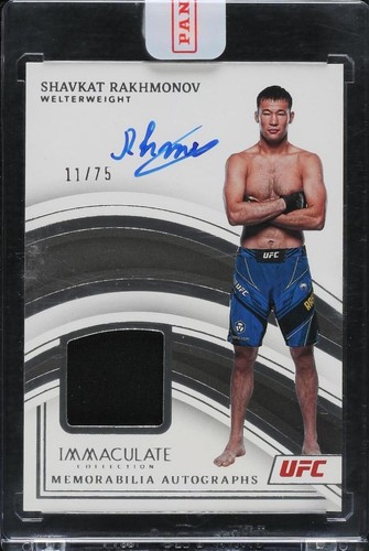 2023 Panini Immaculate Collection UFC - Shavkat Rakhmonov #MA-SHR
