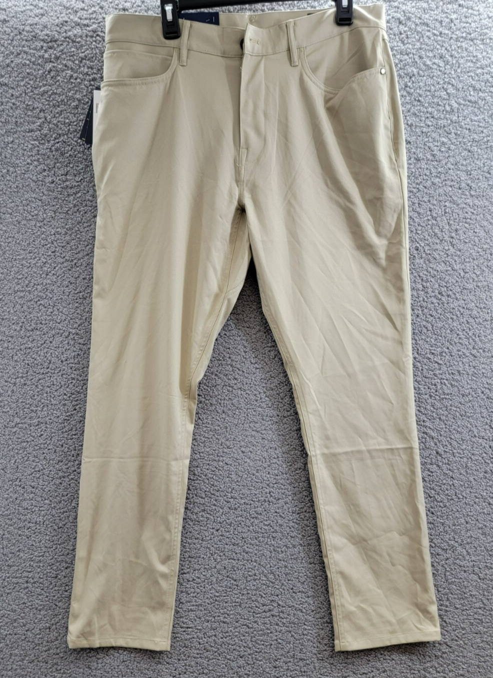 Polo Ralph Lauren Slim-Fit Performance Chino Pants Men's 34/30 Khaki Button Zip - Picture 2 of 18