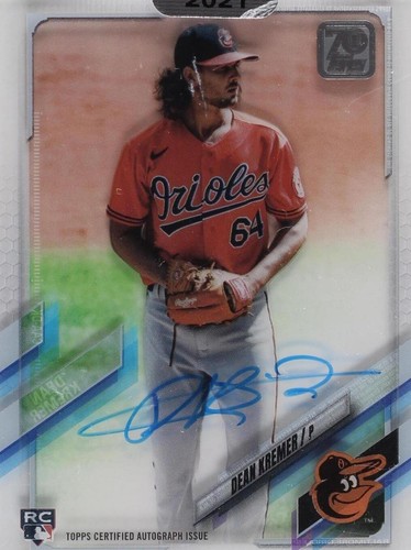 2021 Topps Clearly Authentic Autographs - Dean Kremer #CAA-DK