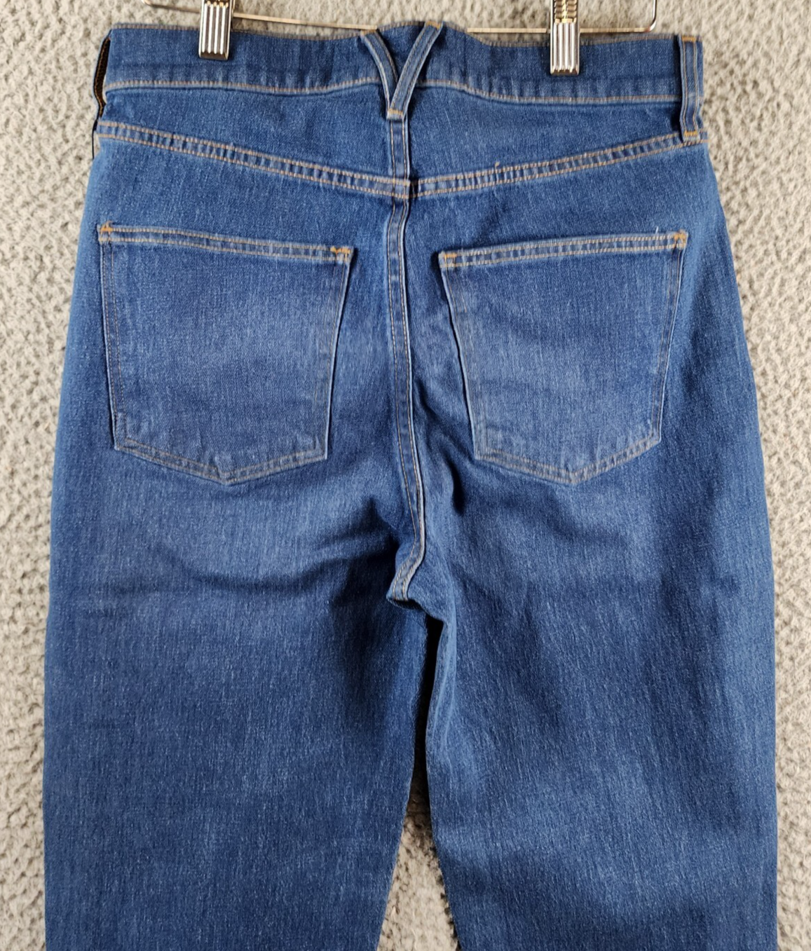 Veronica Beard Carson High Rise Ankle Flare Jeans Women's 27 Cornflower Button~ - Picture 14 of 14