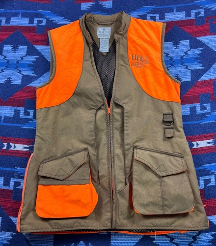 Beretta Field Vest Brown Orange High Viz Mens Duck Hunting