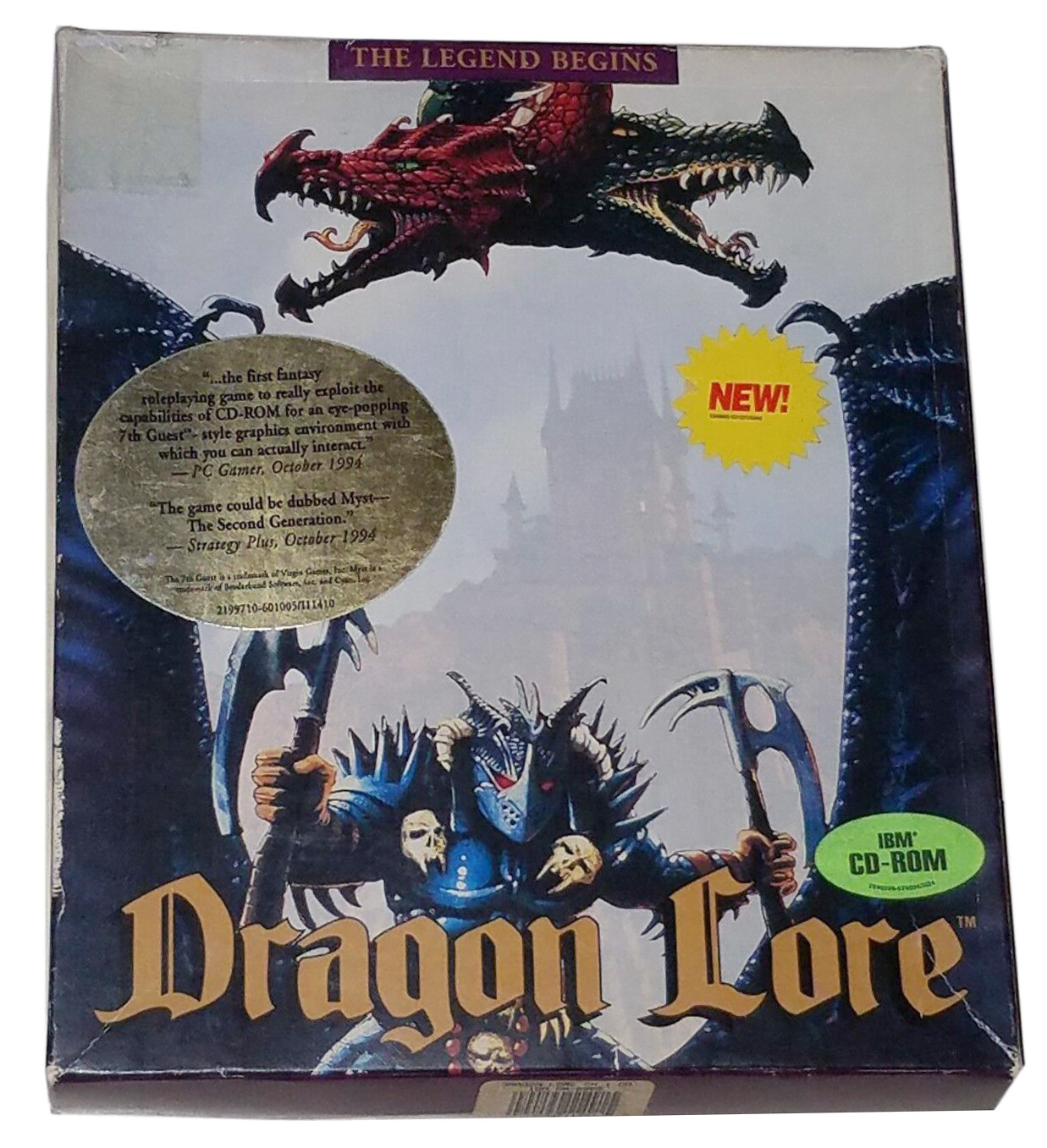 Dragon Lore PC Game by Mindscape (2 CD-Roms) in Original Box 