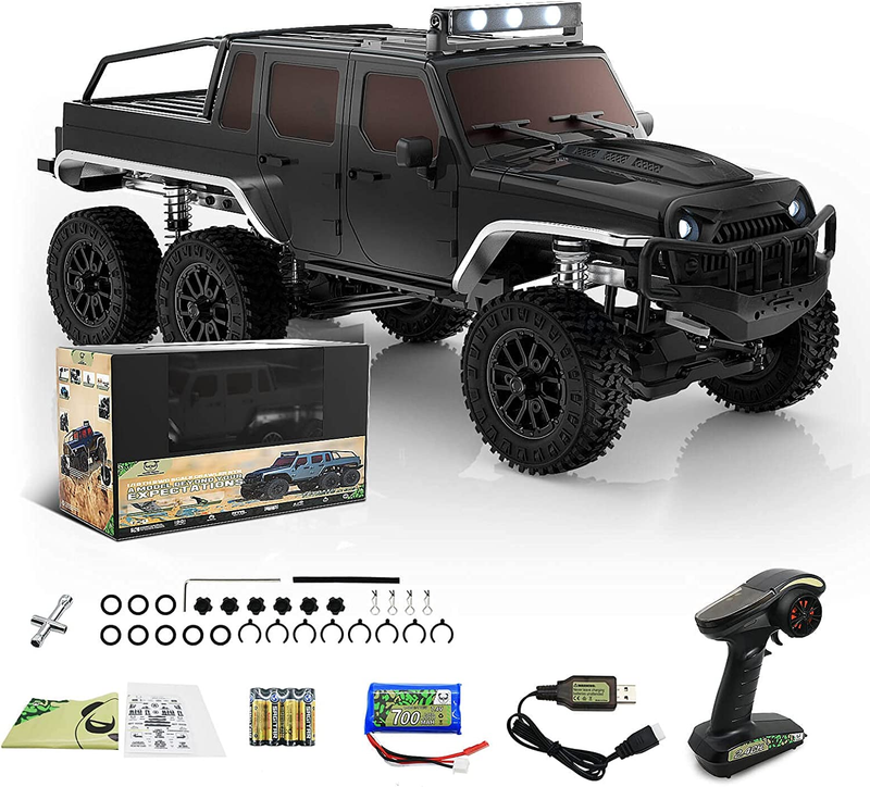 RC Crawler 1/18 RC Rock Crawler 6X6, 6WD off Road RC Cars for Adults,1:18 Scale