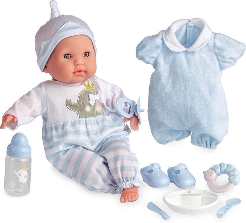 15" Realistic Soft Body Baby Doll with Open/Close Eyes | JC 