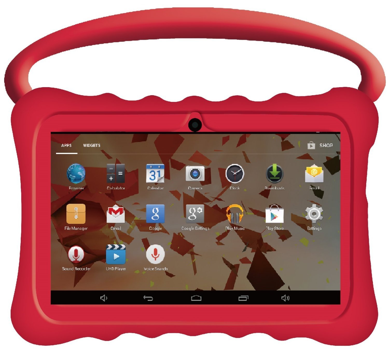 NEW 7" INCH BTC® FLAME KIDS HANDLE TABLET PC CHILD PROOF ...
