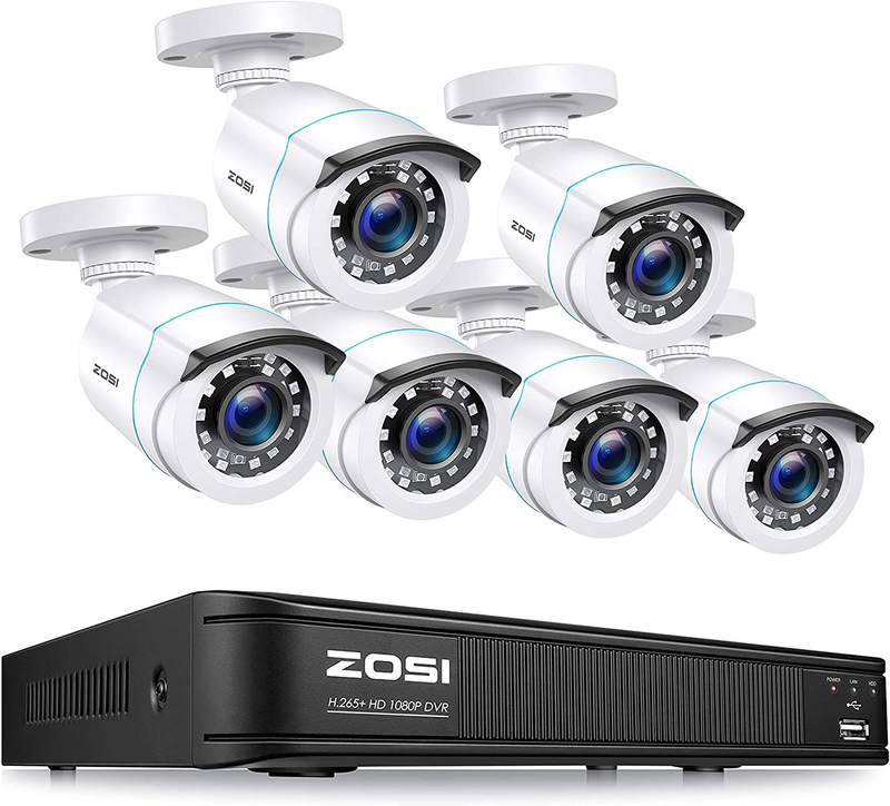 Kit 6-cam Bundle 1080p Home Outdoor Indoor H.265+ 5mp Lit