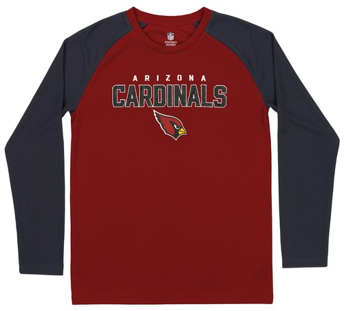 Футболка Outerstuff NFL Youth (4-20) Arizona Cardinals с длинными рукавами