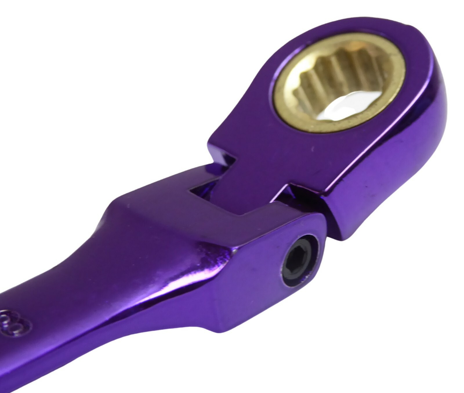 8mm Purple Finish High Quality Ratchet Mechanism Flexible Ratchet Spanner eBay