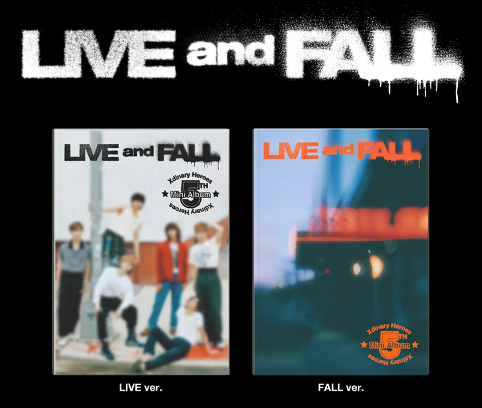 CD) Xdinary Heroes - LIVE and FALL (Photobook Ver.) 2