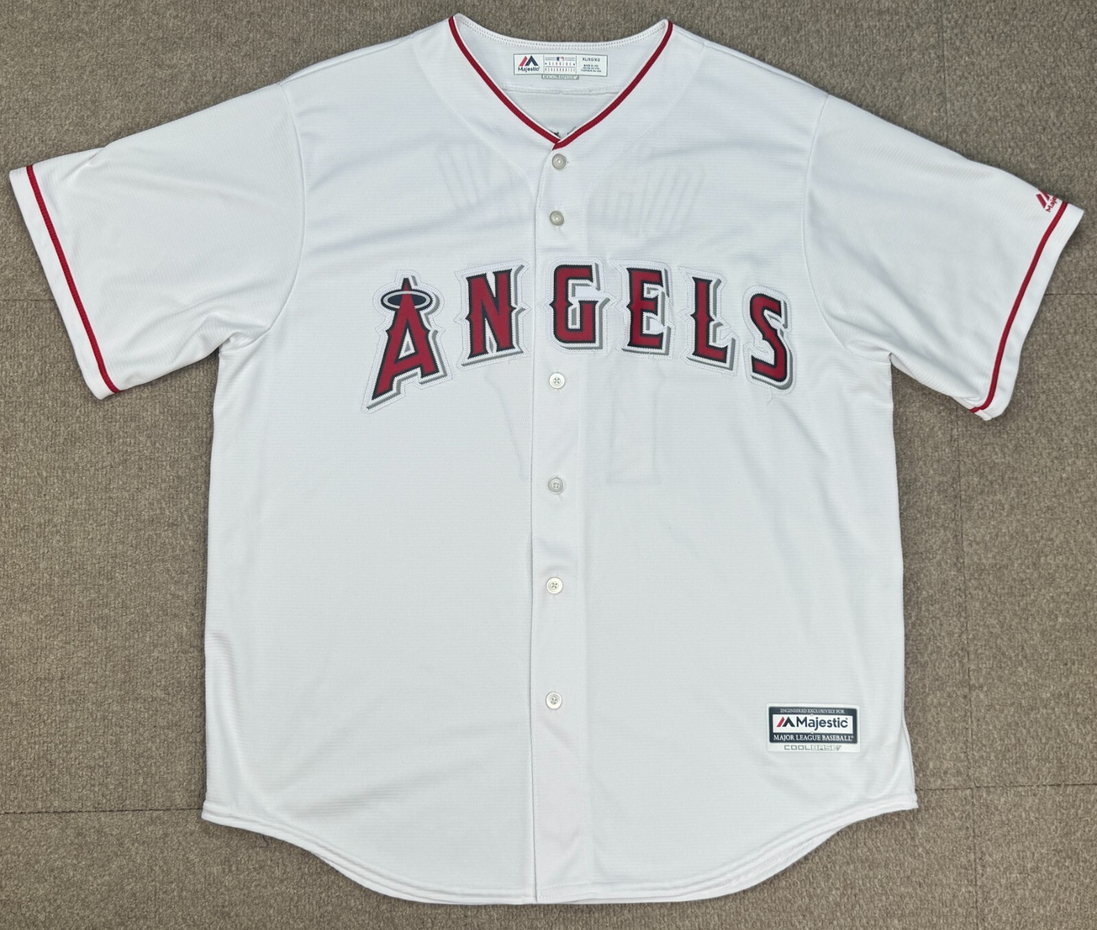 大谷翔平 ANGELS 17 Majestic Authentic Majestic Cool Base MLB Los Angeles Angels #17 Ohtani