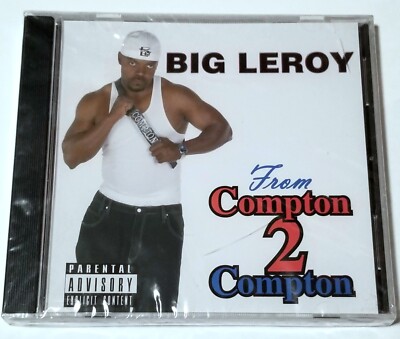 BIG LEROY SEALED COMPTON 2COMPTON CD RAP PRIVATE G FUNK FIT4LIFE RECORDS lp 12''