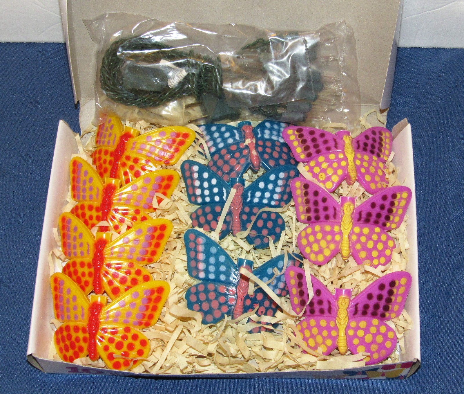 LIDCO Butterfly Colorful Patio Party Outdoor String Lights 10 NIP Free Shipping