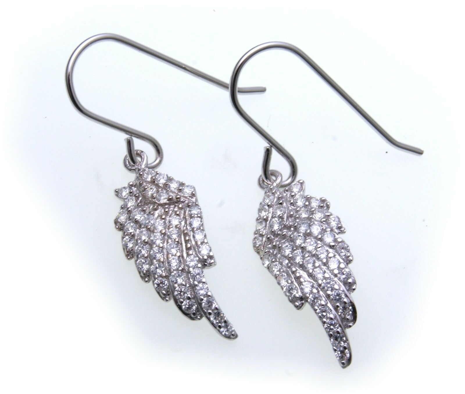 Orecchini a perno a forma di angelo in argento sterling, ipoallergenici (12 mm x 9 mm) - Italia