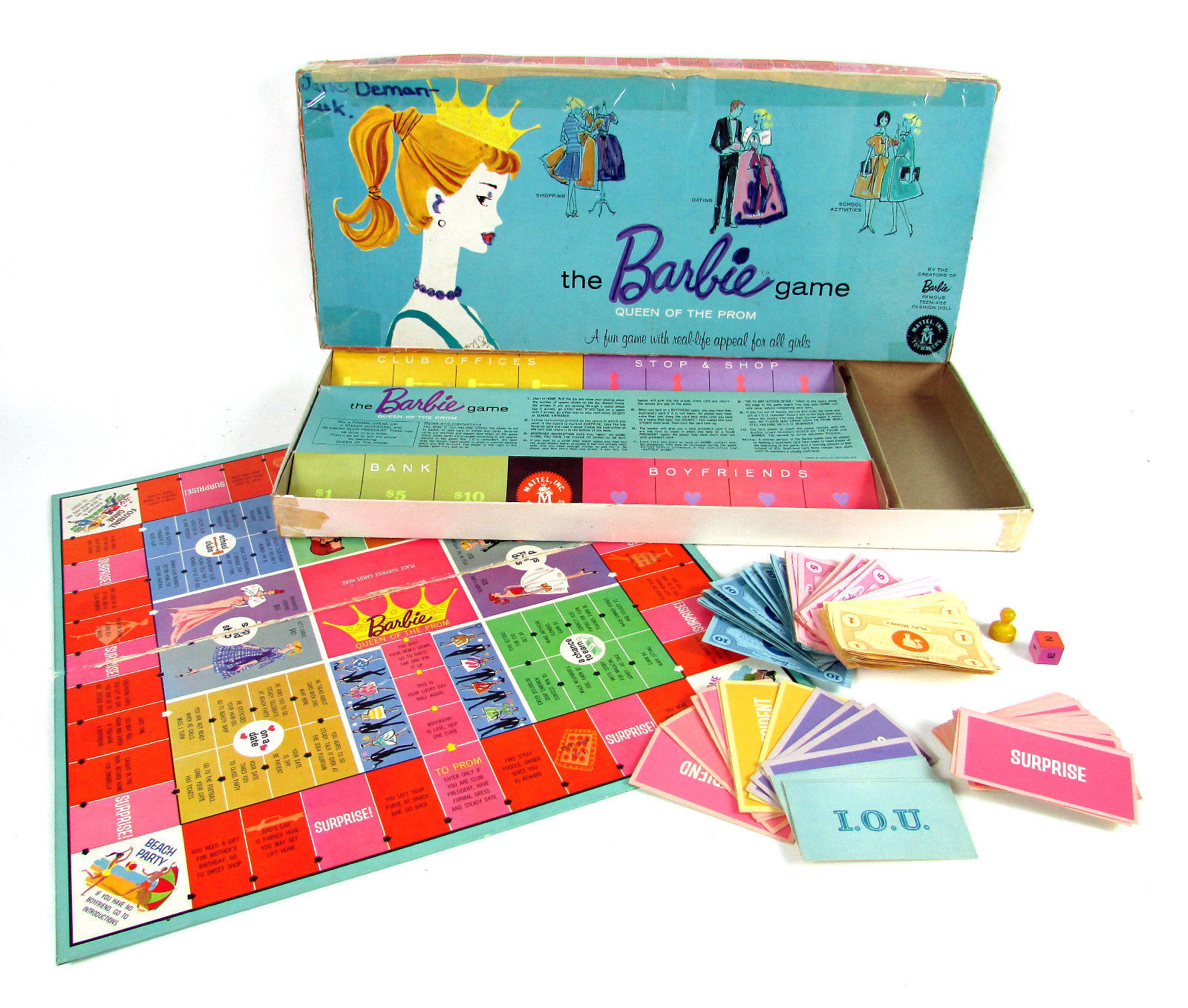 Barbie Vintage Board and Traditional Game