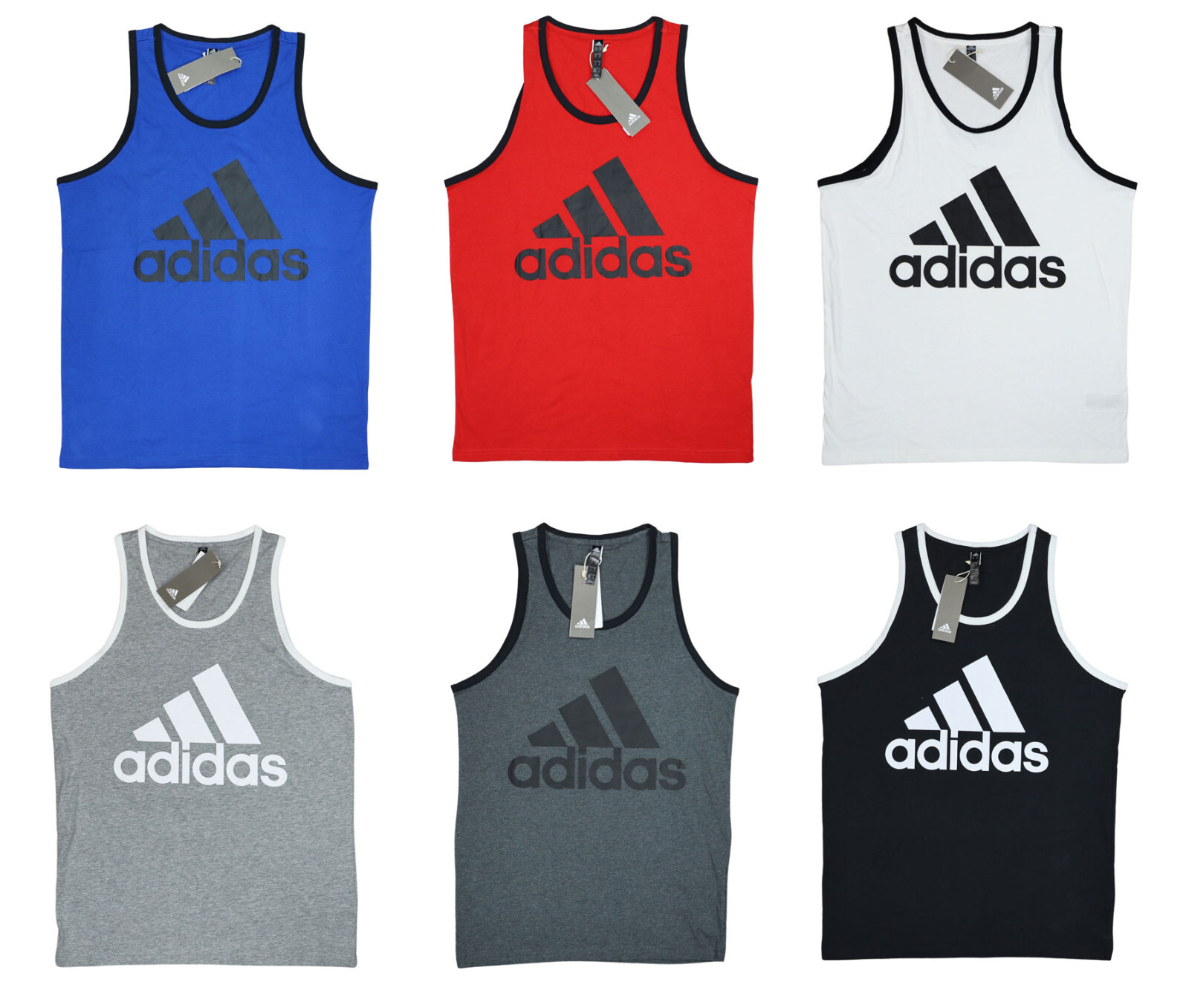 adidas logo tank