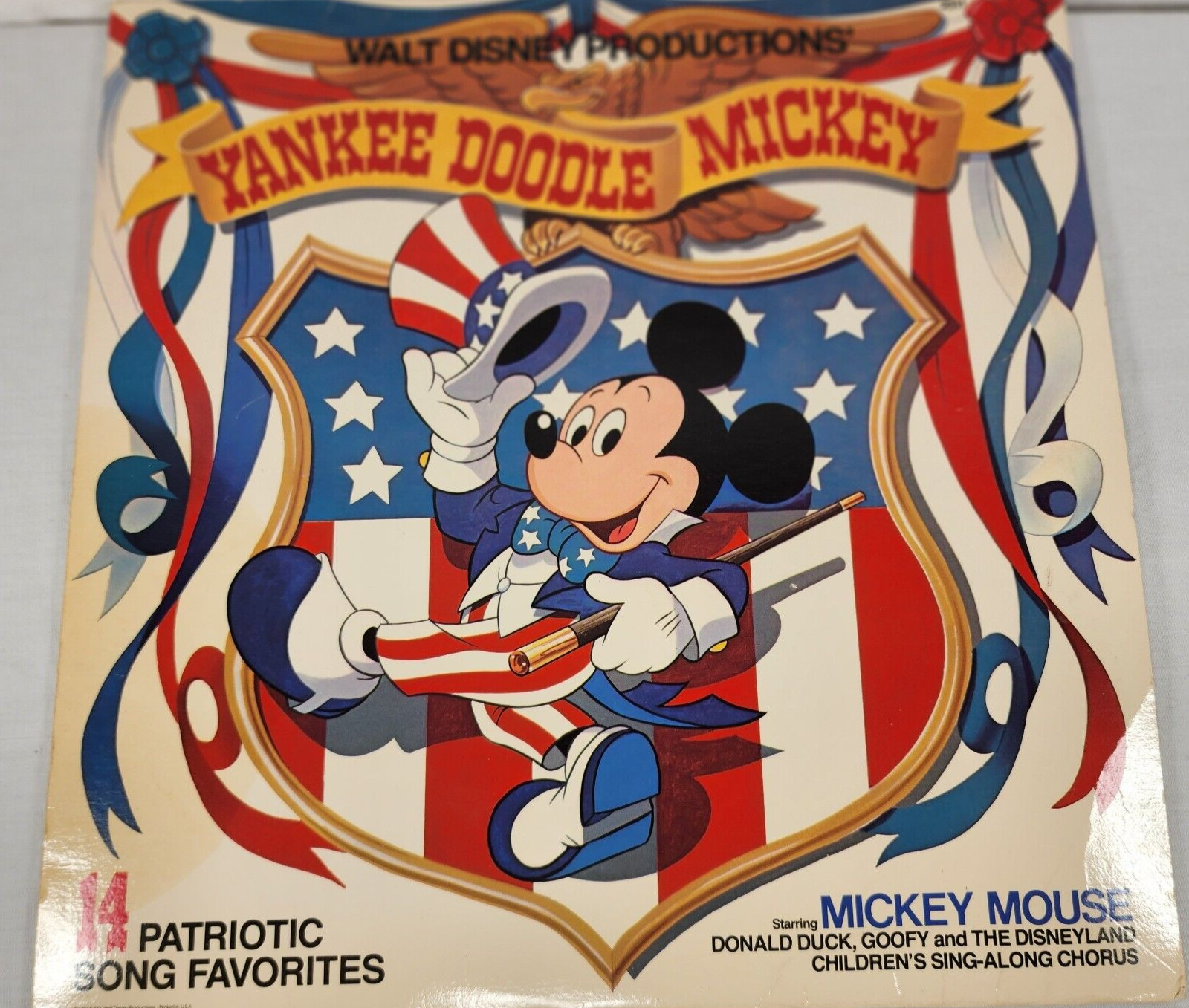 Walt Disney Productions Yankee Doodle Mickey LP