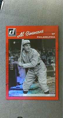 2023 Donruss Retro Red Holo #281 Al Simmons Athletics #'d/2023