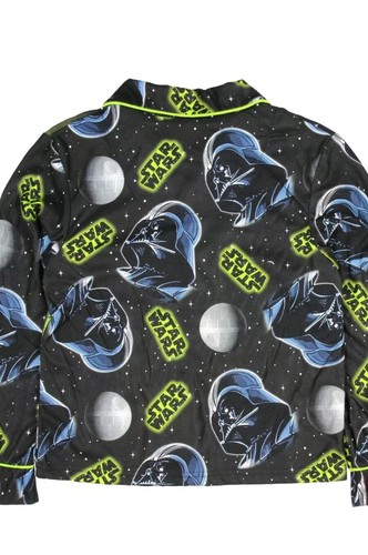 AME Star Wars Boy's Darth Vader, Stormtrooper Flannel Coat Pajama Set 10/12 NWT