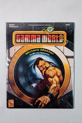 Gamma World Game Rules: Mutant Master TSR GWQ1 Adventure 7516 Shrink Wrap SW NEW