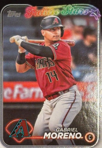 Topps finest ガブリエル・モレノ 直筆サイン auto Dバックス 2023 Topps Finest Flashbacks #74 Gabriel Moreno Arizona