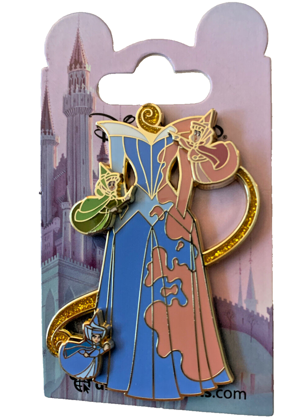 Sleeping Beauty Aurora Gown w Fairies Dlp Disney Land Paris