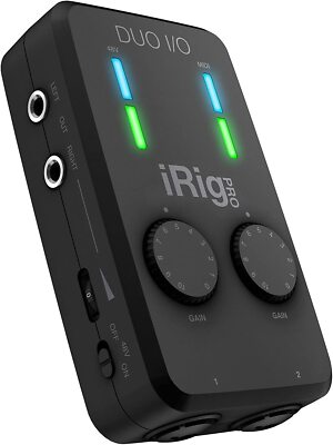 IK Multimedia Irig Pro Duo I/O 2 Channel Mobile Audio MIDI