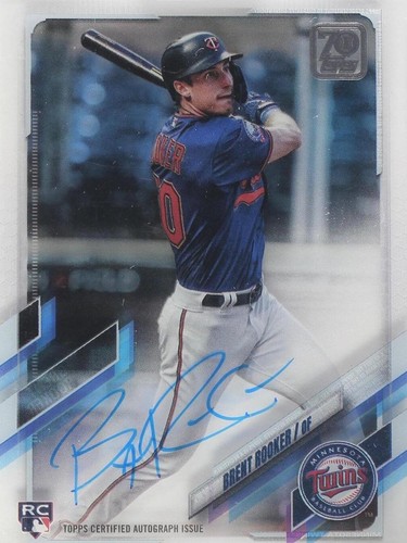 2021 Topps Clearly Authentic Autographs - Brent Rooker #CAA-BR