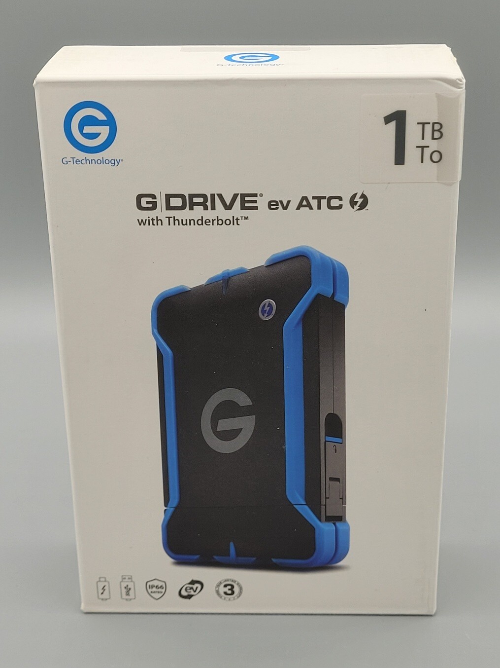 G-Technology 1TB G-DRIVE ev ATC with Thunderbolt/ All-Terrain Portable External