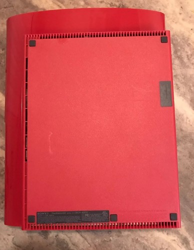Sony Playstation 3 Slim 500GB Red Console For Parts
