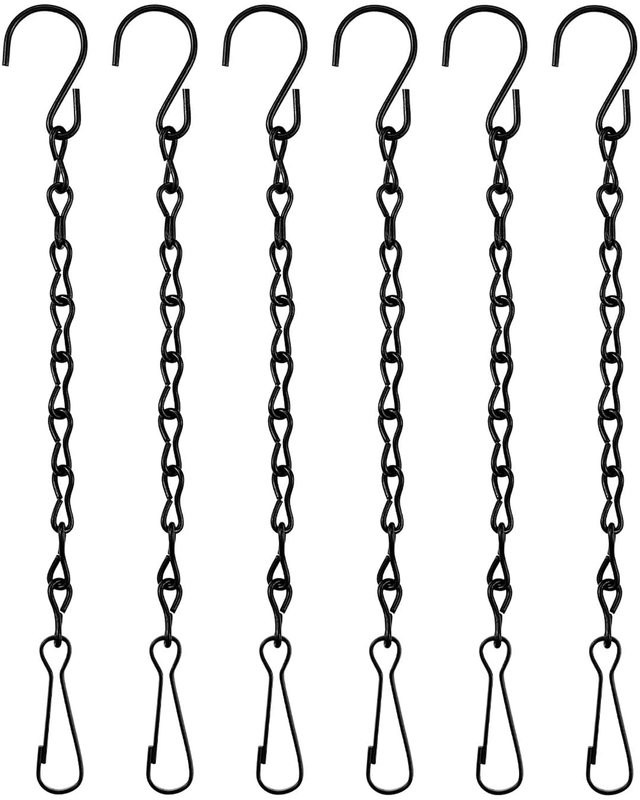 6PCS 10.0 Inches Hanging Chains for Bird Feeder, Plants, Lanterns, Hanging Chain